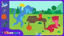 Pop Goes The Weasel | Nursery Rhyme | Hidden Objects Game | The Kiboomers Instructional Video