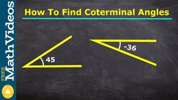How to find coterminal angles using drawings Instructional Video