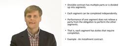 What is a divisible contract Instructional Video