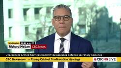 U.S. Senate Armed Services Committee assesses defence secretary nominee News Clip