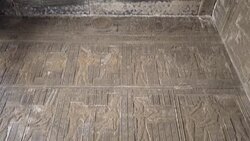 Dendera temple or Temple of Hathor. Egypt. Dendera, Denderah, is a small town in Egypt. Dendera Temple complex, one of the best-preserved temple sites from ancient Upper Egypt. Stock Footage