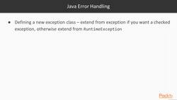 Java 11 Programming for Beginners 4.4: Error Handling in Java 11 Instructional Video