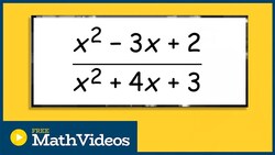 Simplify Rational Expression by understanding the division property Instructional Video
