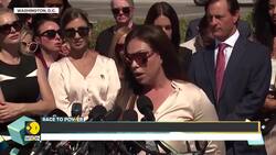 Victims of Epstein Gather Outside Congress, Threaten to Release Client List News Clip