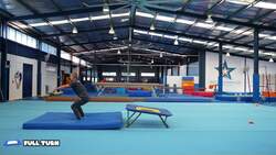 Elementary gymnastics - Mini tramp - 10 full turn Instructional Video