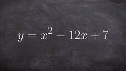 Solving a quadratic by completing the square Instructional Video
