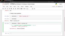 Python for Everybody: The Ultimate Python 3 Bootcamp - Strings (Sequences) Instructional Video