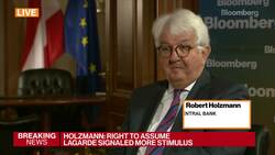 ECB’s Holzmann: Right to Assume Lagarde Signaled More Stimulus News Clip