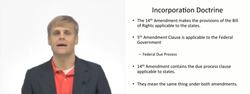 Incorporation Doctrine of the 14th Amendment Instructional Video