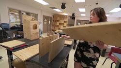 Students in Montague, P.E.I., putting hammers to nails to help provide more owl habitat News Clip