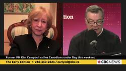 Former PM Kim Campbell rallies Canadians under the maple leaf for Flag Day News Clip