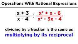 Manipulating Rational Expressions: Simplification and Operations Instructional Video