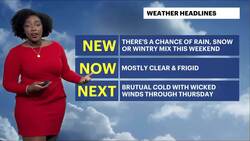 Bitter cold and blustery with highs near 31 in the Bronx News Clip