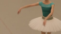 Cast members of the Nutcracker practising News Clip