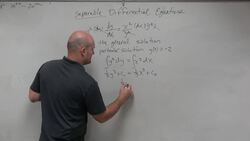 Find the particular solution differential equations Instructional Video