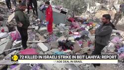 72 Killed In Israeli Strike In Beit Lahiya: Report News Clip