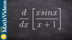 Find the derivative using product rule inside quotient Instructional Video