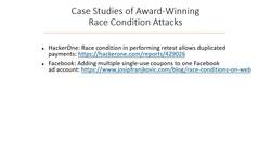 Web Hacker's Toolbox - Tools Used by Successful Hackers - Case Studies of Award-Winning Race Condition Attacks Instructional Video