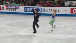 Gilles and Poirier sit in 3rd place after rhythm dance at World Championships News Clip