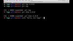 Complete Git Guide: Understand and Master Git and GitHub - Creating Lightweight Tags Instructional Video