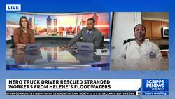 Long-haul trucker helped save several people swept away in Tennessee floodwaters News Clip
