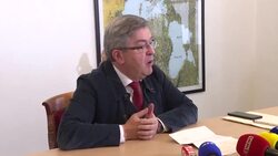 CLEAN : Ukraine: French far-left leader urges conference on security in Europe News Clip