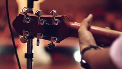 Guitar player Stock Footage