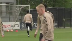 Donny Van de Beek training for Ajax at the Johan Cruyff Arena News Clip
