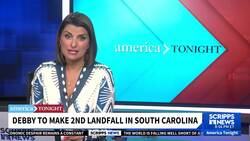 Tropical Storm Debby regains some strength, second landfall expected Thursday News Clip