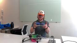 Michael Holder demonstrates Canary News Clip