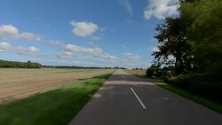 Denmark X synched series rear driving studio process plate background Stock Footage