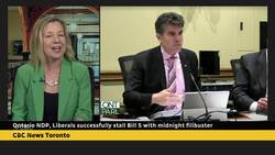 Ontario NDP, Liberals successfully stall Bill 5 with midnight filibuster News Clip