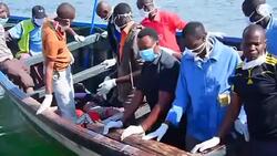 CLEAN : Rescuers at scene of deadly Lake Victoria ferry disaster News Clip