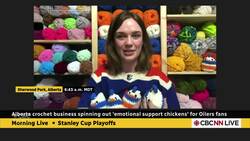 Emotional support chickens in high demand for Oilers' playoff run News Clip