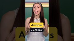 Can You Pronounce Anxiety? #shorts Instructional Video