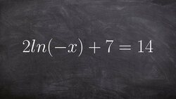 Learning to solve an exponential equation by using your calculator Instructional Video