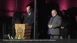 Prince and Princess of Wales begin 3-day visit to Boston News Clip