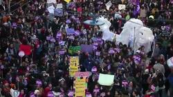 Hundreds fill Istanbul streets to protest violence against women Instructional Video