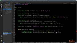 C++ 20 (2a) New Features - Composing Ranges Instructional Video