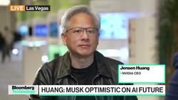 Nvidia's Huang Sees AI Robots Boosting Manufacturing News Clip