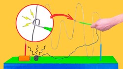 How to Make a Simple Buzz Wire Game Instructional Video