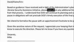 Trump impeachment: New e-mails on Ukraine aid raise questions News Clip