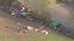 Anti-HS2 protesters' camps News Clip