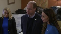 The Duke and Duchess of Cambridge visit Ukrainian Cultural Centre in London News Clip