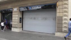 CLEAN : General strike in Catalonia as freedom marchers head to Barcelona News Clip