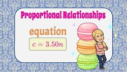 Proportional Relationship with a Table and an Equation Instructional Video