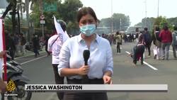 Tens of thousands of Indonesians protest over new labour law News Clip