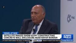 Images show Egypt constructing wall near Rafah border News Clip