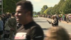 Crowds line route as Queen Elizabeth II's coffin travels to Windsor News Clip