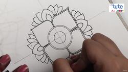 Free Style Mandala Art Instructional Video